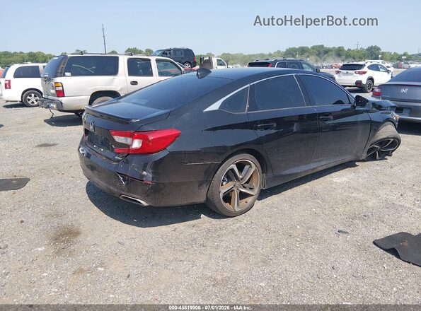 1HGCV1F32KA024692 2019 HONDA ACCORD Black Rear right