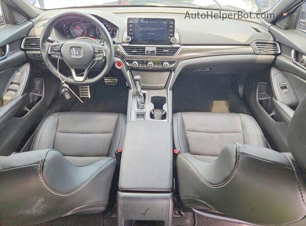 1HGCV1F32KA065615 2019 HONDA ACCORD Blue Vista del salpicadero