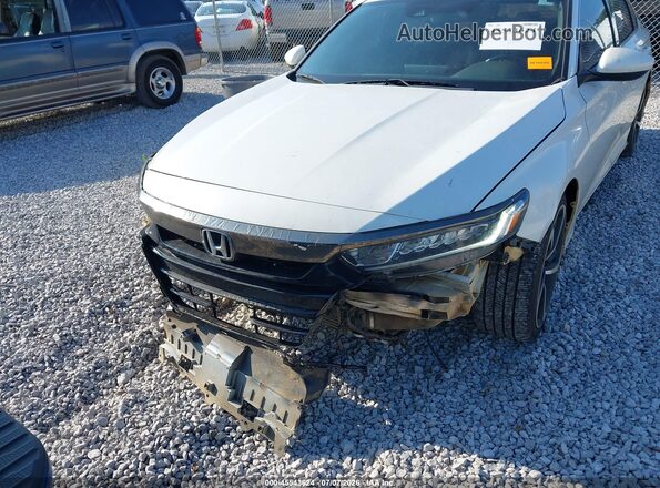 1HGCV1F32KA149305 2019 HONDA ACCORD White Դիմացի տեսք