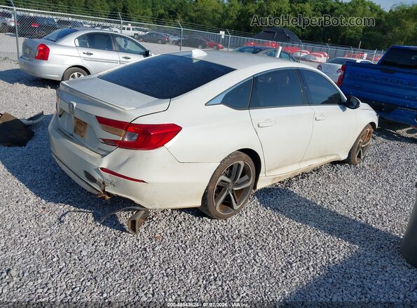 1HGCV1F32KA149305 2019 HONDA ACCORD White Հետևի աջ