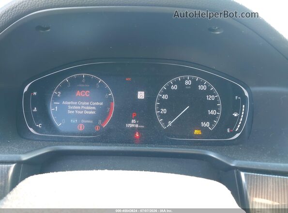 1HGCV1F32KA149305 2019 HONDA ACCORD White Հետևի նստատեղերի տեսք