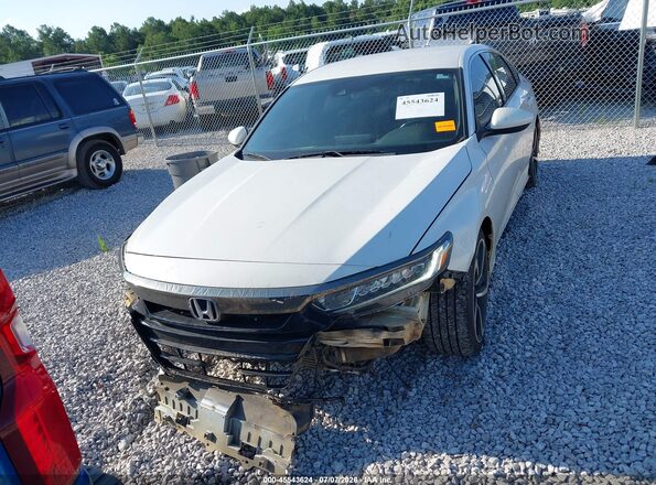 1HGCV1F32KA149305 2019 HONDA ACCORD White Սալոնի հետևի տեսք
