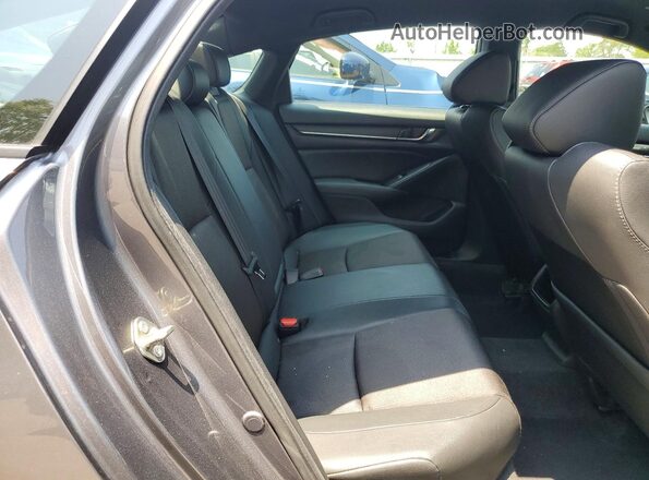 1HGCV1F32KA162958 2019 HONDA ACCORD Gray Հետևի նստատեղերի տեսք