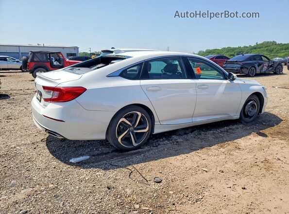 1HGCV1F32LA011927 2020 HONDA ACCORD White Задня права чверть