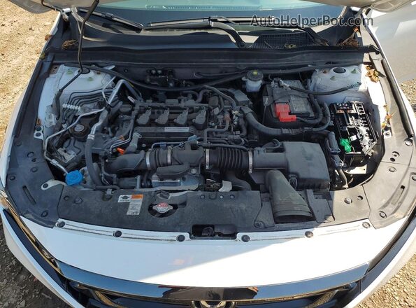 1HGCV1F32LA011927 2020 HONDA ACCORD White Вид задньої частини салону
