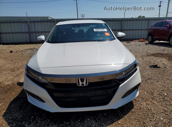 1HGCV1F32LA011927 2020 HONDA ACCORD White Вид спереду