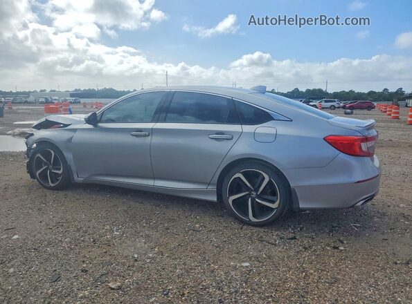 1HGCV1F32LA088555 2020 HONDA ACCORD Silver Հետևի ձախ
