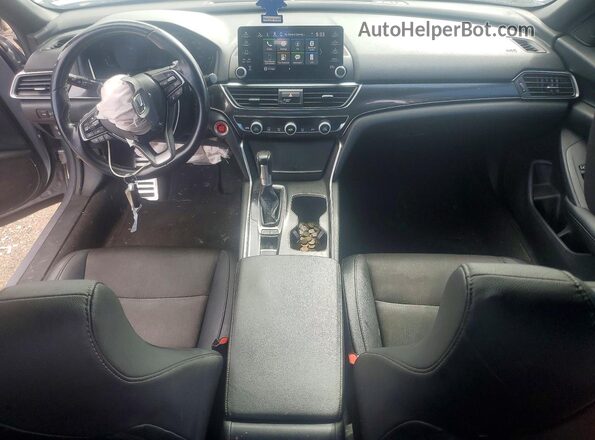 1HGCV1F32LA088555 2020 HONDA ACCORD Silver Առջևի վահանակի տեսք