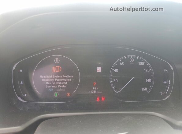 1HGCV1F32LA088555 2020 HONDA ACCORD Silver Սարքավորումների վահանակի տեսք