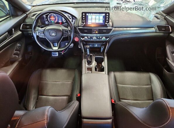 1HGCV1F32LA091889 2020 HONDA ACCORD Серый Вид панели приборов
