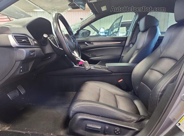 1HGCV1F32LA091889 2020 HONDA ACCORD Серый Вид салона спереди