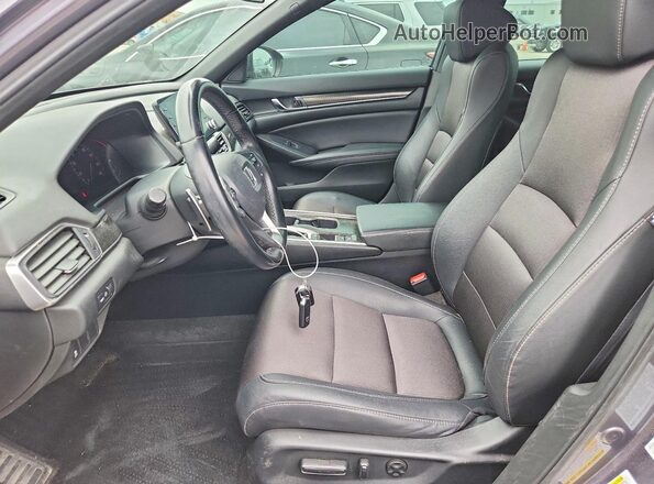 1HGCV1F32LA121859 2020 HONDA ACCORD Gray Front interior view