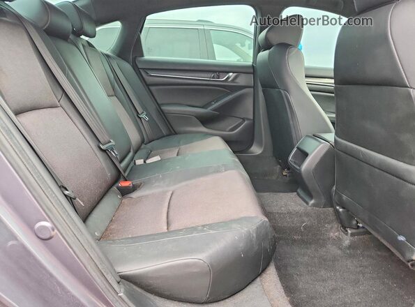 1HGCV1F32LA121859 2020 HONDA ACCORD Gray Rear seats view