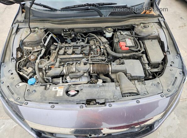 1HGCV1F32LA121859 2020 HONDA ACCORD Gray Rear interior view