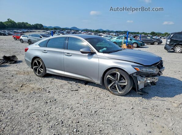 1HGCV1F32LA133977 2020 HONDA ACCORD Silver Առջևի աջ