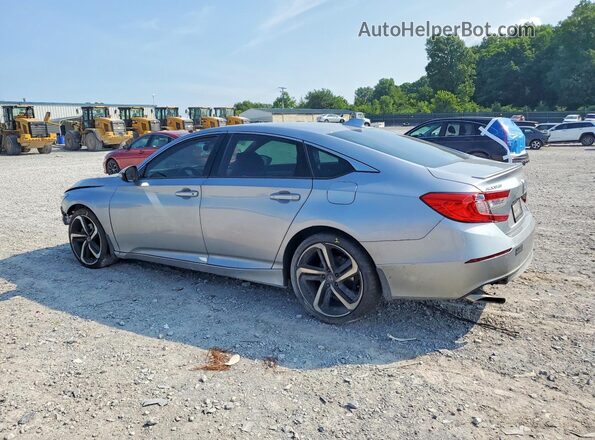 1HGCV1F32LA133977 2020 HONDA ACCORD Silver Հետևի ձախ