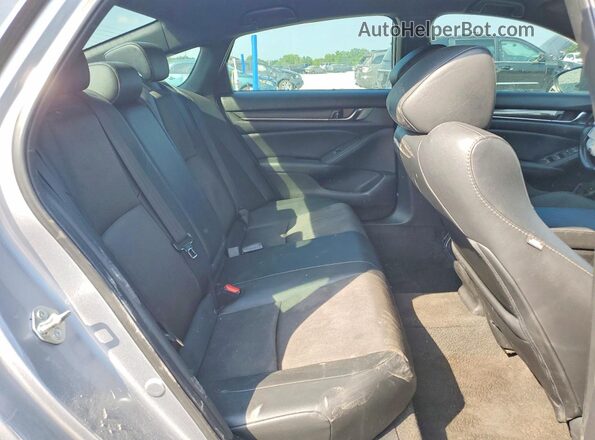 1HGCV1F32LA133977 2020 HONDA ACCORD Silver Հետևի նստատեղերի տեսք