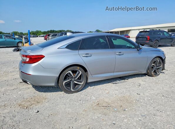 1HGCV1F32LA133977 2020 HONDA ACCORD Silver Հետևի աջ