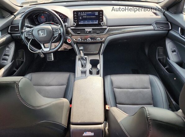 1HGCV1F32LA139259 2020 HONDA ACCORD Silver Widok deski rozdzielczej