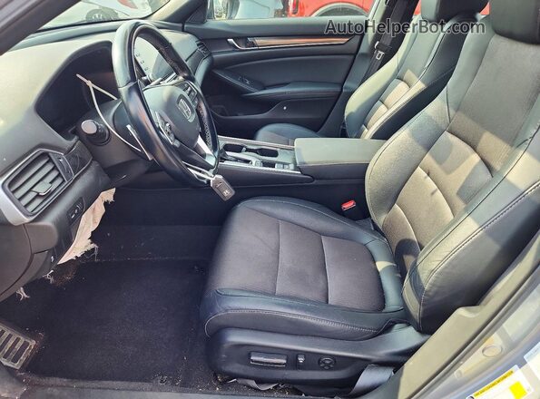 1HGCV1F32LA139259 2020 HONDA ACCORD Silver Widok wnętrza z przodu