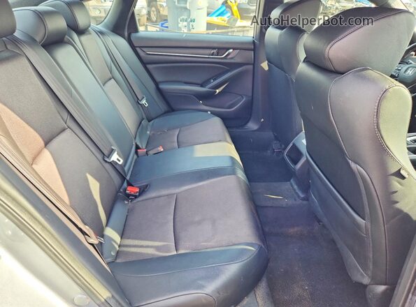 1HGCV1F32LA139259 2020 HONDA ACCORD Silver Widok tylnych siedzeń