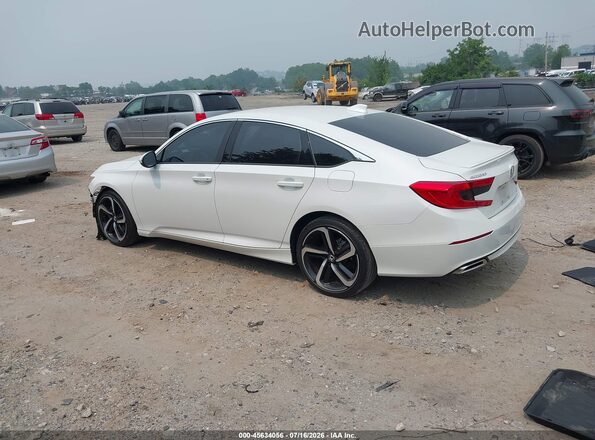 1HGCV1F32LA145062 2020 HONDA ACCORD White Задня ліва чверть