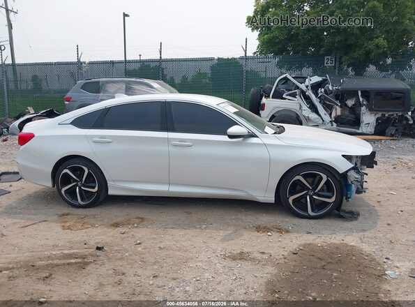 1HGCV1F32LA145062 2020 HONDA ACCORD White Панорамний вид салону 360°