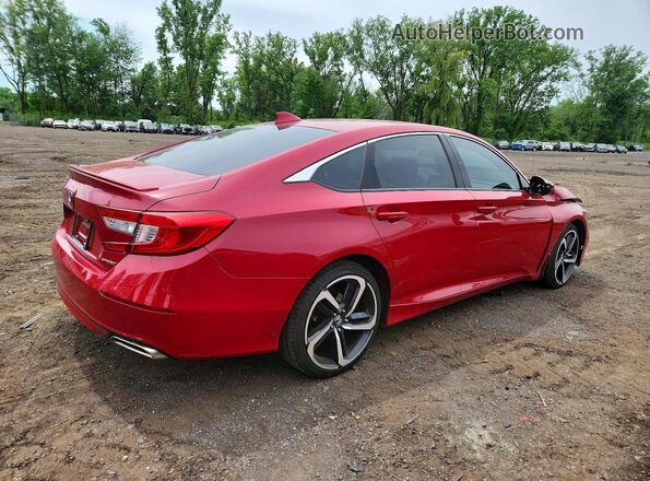 1HGCV1F32LA803740 2020 HONDA ACCORD Red Rear right