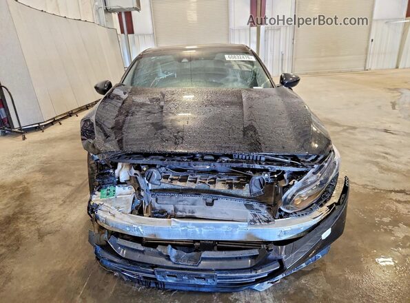 1HGCV1F32MA050275 2021 HONDA ACCORD Black Front view