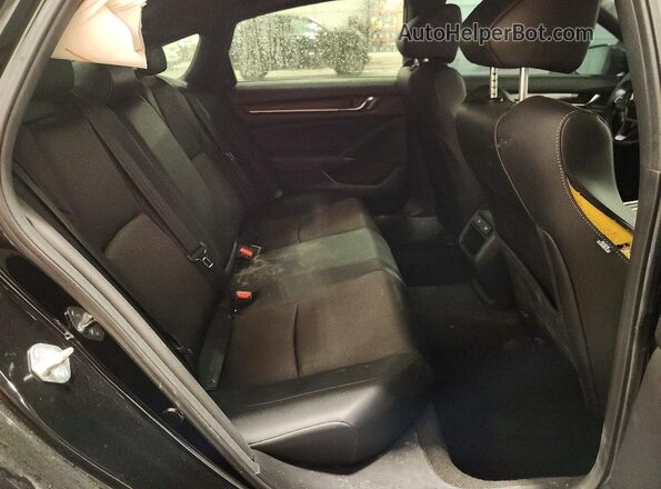 1HGCV1F32MA050275 2021 HONDA ACCORD Black Rear seats view