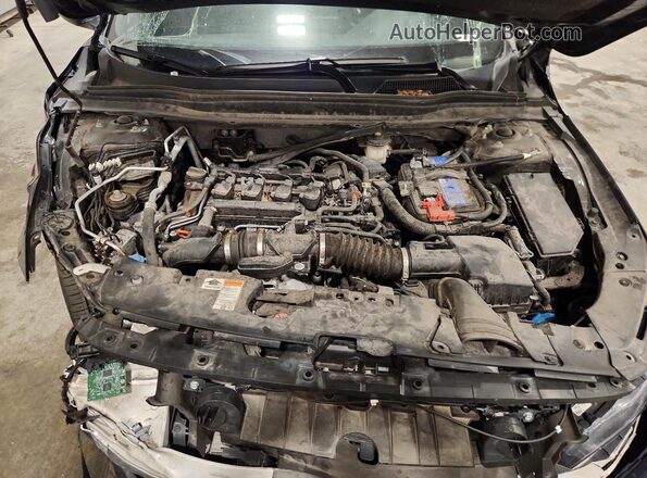 1HGCV1F32MA050275 2021 HONDA ACCORD Black Rear interior view