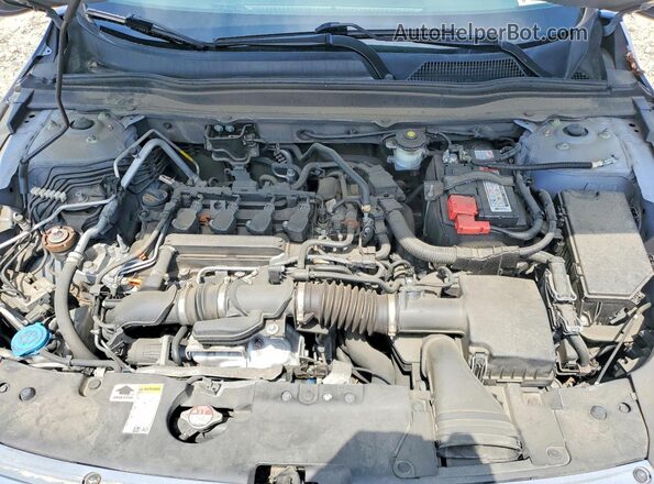 1HGCV1F32MA068713 2021 HONDA ACCORD Blue Rear interior view