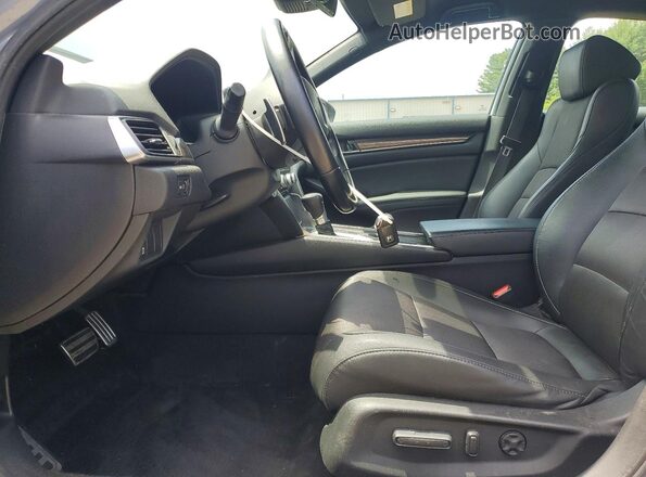 1HGCV1F32MA068713 2021 HONDA ACCORD Blue Front interior view