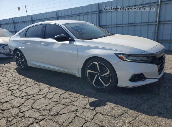 1HGCV1F32MA078366 2021 HONDA ACCORD White Առջևի աջ