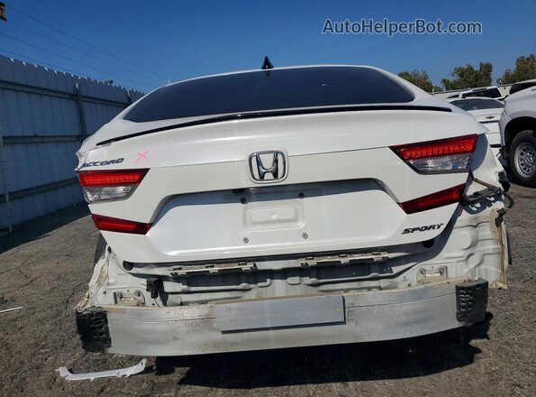 1HGCV1F32MA078366 2021 HONDA ACCORD White Հետևի տեսք