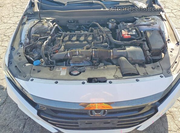 1HGCV1F32MA078366 2021 HONDA ACCORD White Սալոնի հետևի տեսք