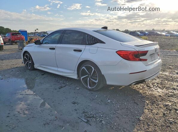 1HGCV1F32MA089738 2021 HONDA ACCORD White Հետևի ձախ
