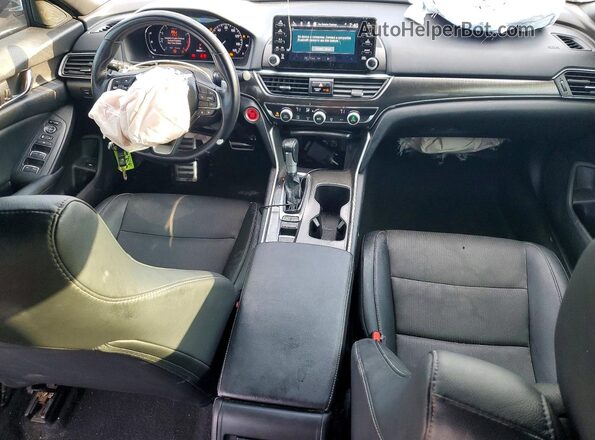 1HGCV1F32MA089738 2021 HONDA ACCORD White Առջևի վահանակի տեսք