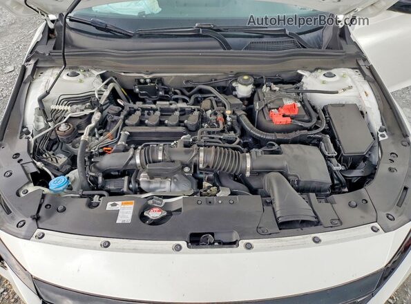 1HGCV1F32MA089738 2021 HONDA ACCORD White Սալոնի հետևի տեսք