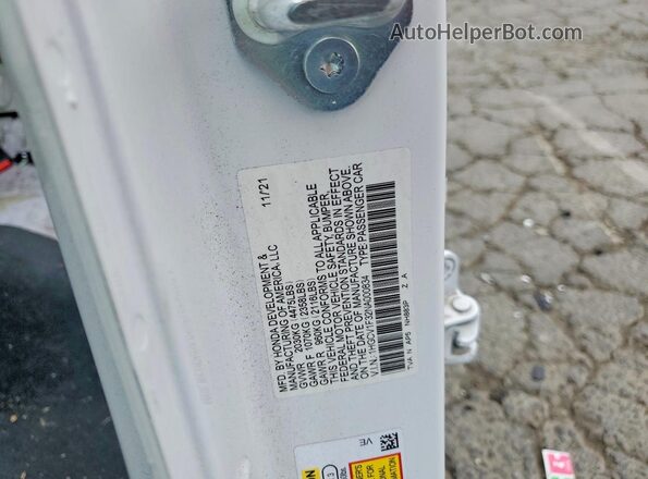 1HGCV1F32NA000834 2022 HONDA ACCORD White Widok komory silnika