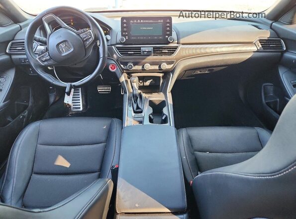 1HGCV1F32NA018671 2022 HONDA ACCORD Red Vista del salpicadero