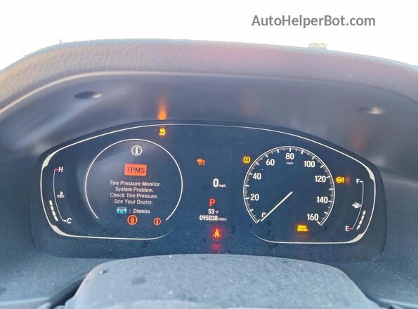 1HGCV1F32NA018671 2022 HONDA ACCORD Red Vista del cuadro de instrumentos