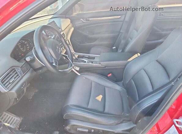 1HGCV1F32NA018671 2022 HONDA ACCORD Red Vista interior delantera