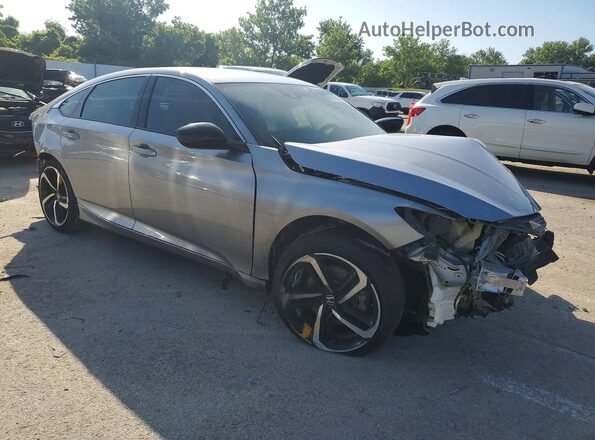 1HGCV1F32NA023031 2022 HONDA ACCORD Серебряный Передняя правая четверть