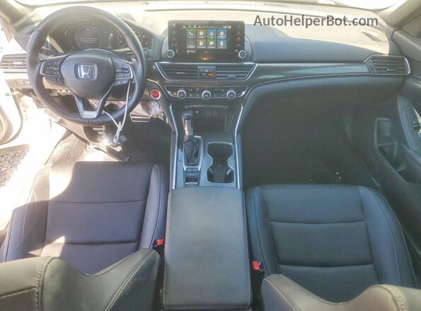 1HGCV1F32NA037947 2022 HONDA ACCORD White Вид панелі приладів