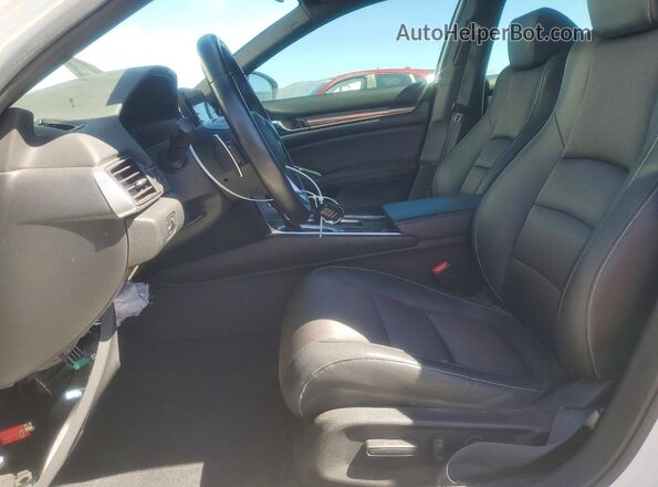 1HGCV1F32NA037947 2022 HONDA ACCORD White Вид салону спереду