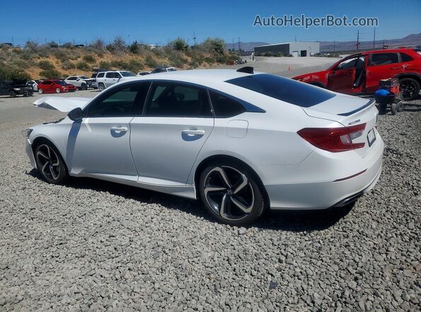 1HGCV1F32NA037947 2022 HONDA ACCORD White Задня ліва чверть