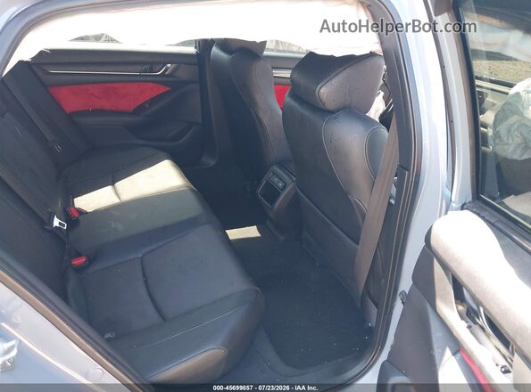 1HGCV1F32NA066347 2022 HONDA ACCORD Gray Vista de la etiqueta del VIN