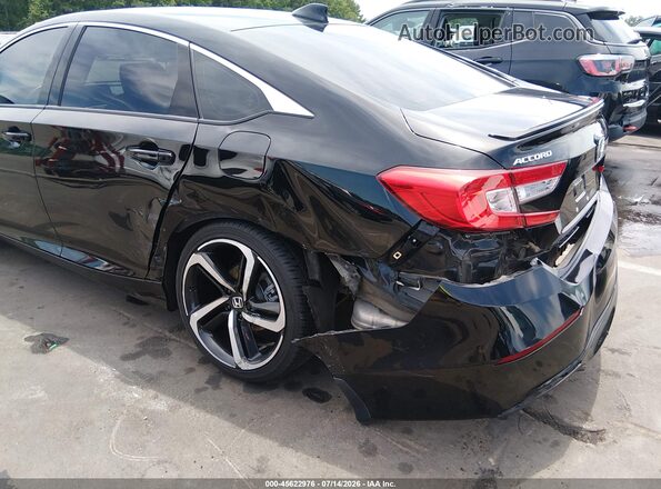 1HGCV1F32NA071239 2022 HONDA ACCORD Black Front view