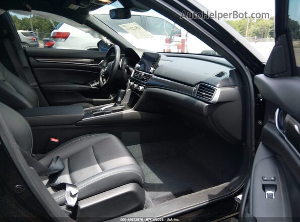 1HGCV1F32NA071239 2022 HONDA ACCORD Black Front interior view